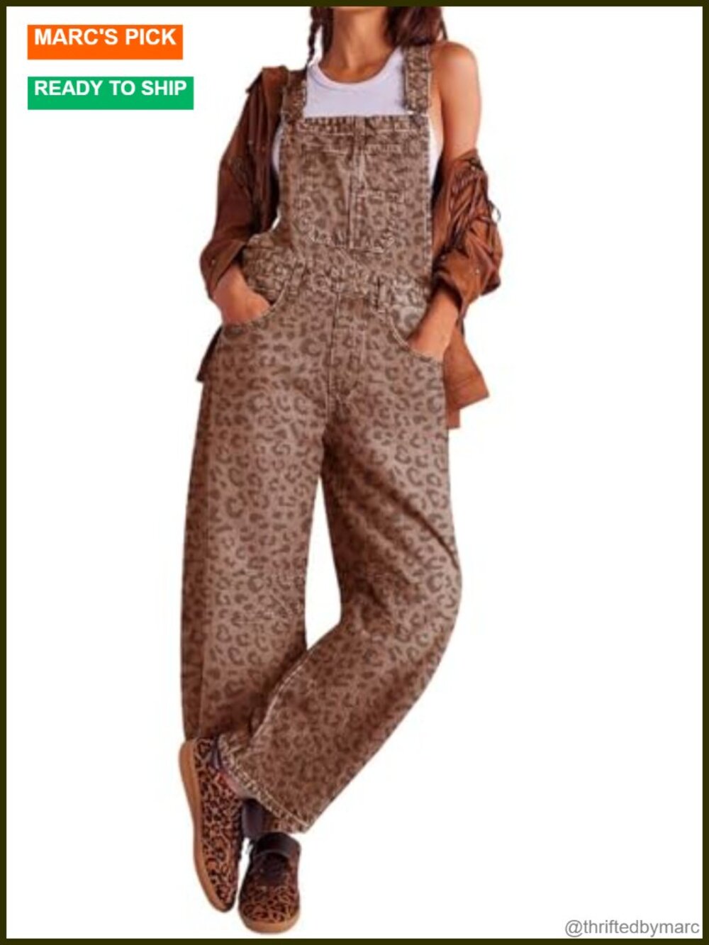 Womens Baggy Barrel Leg Denim Overalls Wide Leg Bib Jeans Jumpsuit